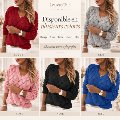 Pull Maille Ajourée Élégance