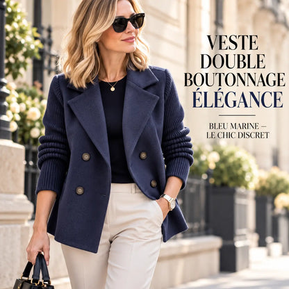 Blazer Double Boutonnage Élégance