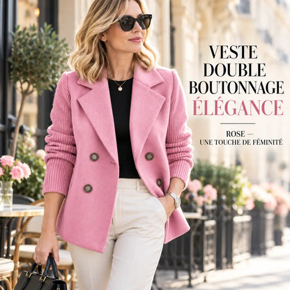 Blazer Double Boutonnage Élégance